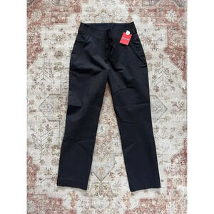 Spanx Polished Ankle Slim Black Pants Straight Womens Peite Size XS